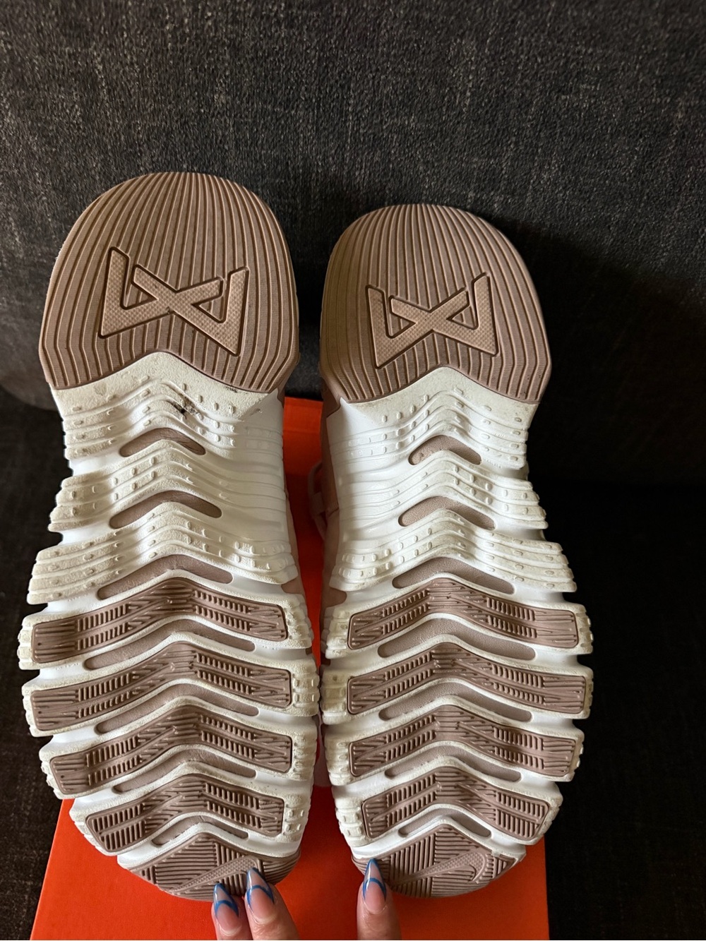 Nike Metcon women Beige/Pink Athletic Sneakers - Picture 4 of 4
